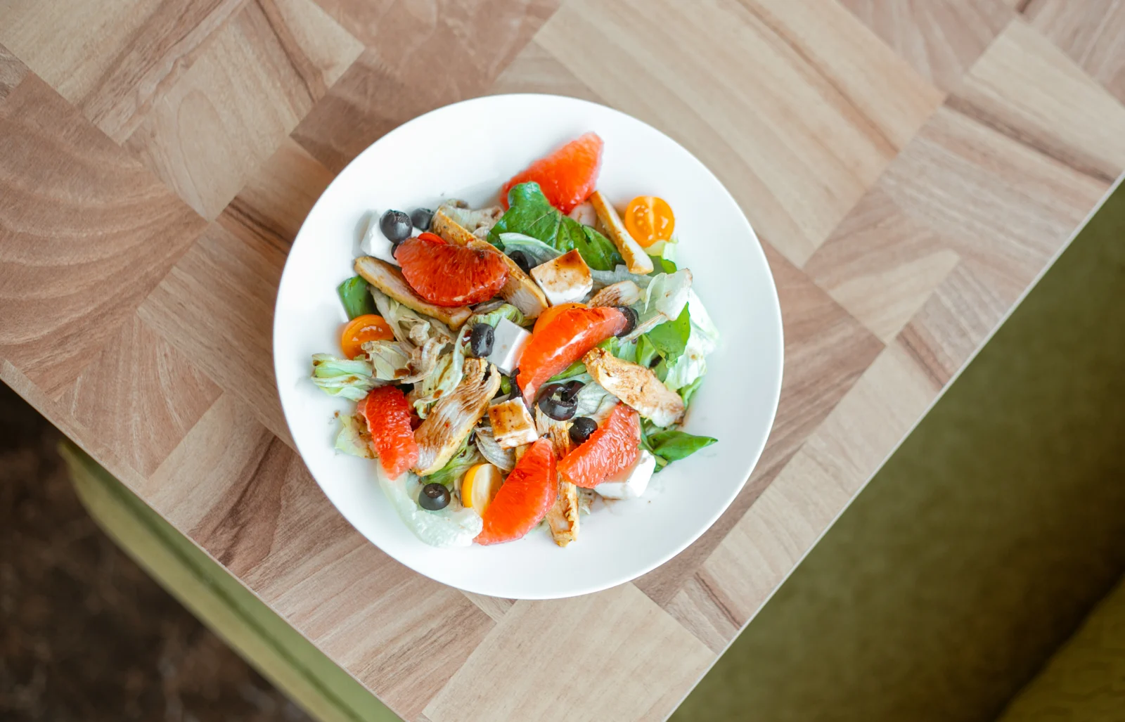 Fresh salad with vegetables
